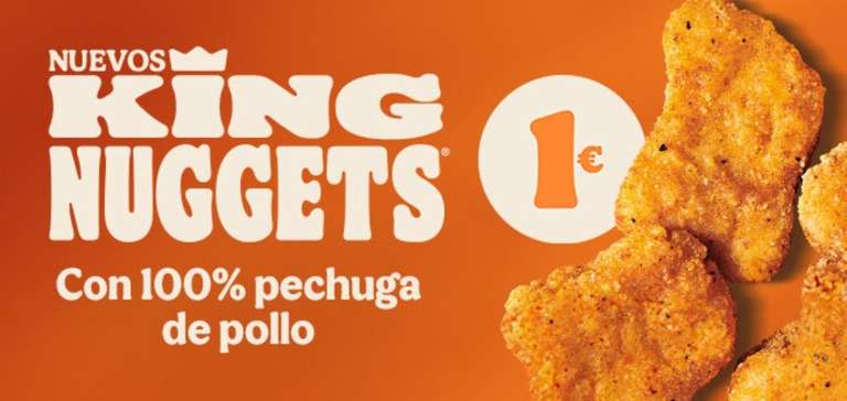 4 King Nuggets por 1€