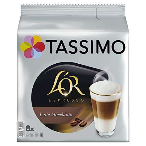 TASSIMO L'Or Café Latte Macchiato 40 unidades + Marcilla Café con Leche 80  unidades TOTAL 120 capsulas » Chollometro
