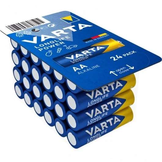 Varta LongLife Pack 24 Pilas Alcalinas AA LR6