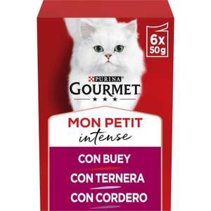 PURINA MON PETIT: Selección Premium de Alimentos Húmedos para Gatos packs de 6 sobres de 50g