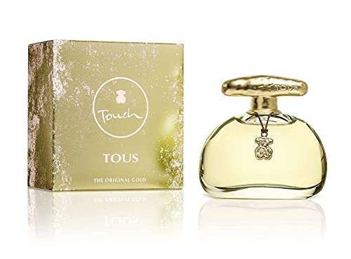 Tous TOUCH The Original Gold, Eau de Toilette para Mujer, Fragancia Floral Afrutada, 100 ml