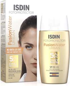 Isdin Fotoprotector Fusion Water Urban SPF 30 - Protector Solar Facial Ultraligero, 50 ml