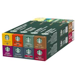 Pack de 80 cápsulas de café variado para Nespresso STARBUCKS (25 céntimos/cápsula)