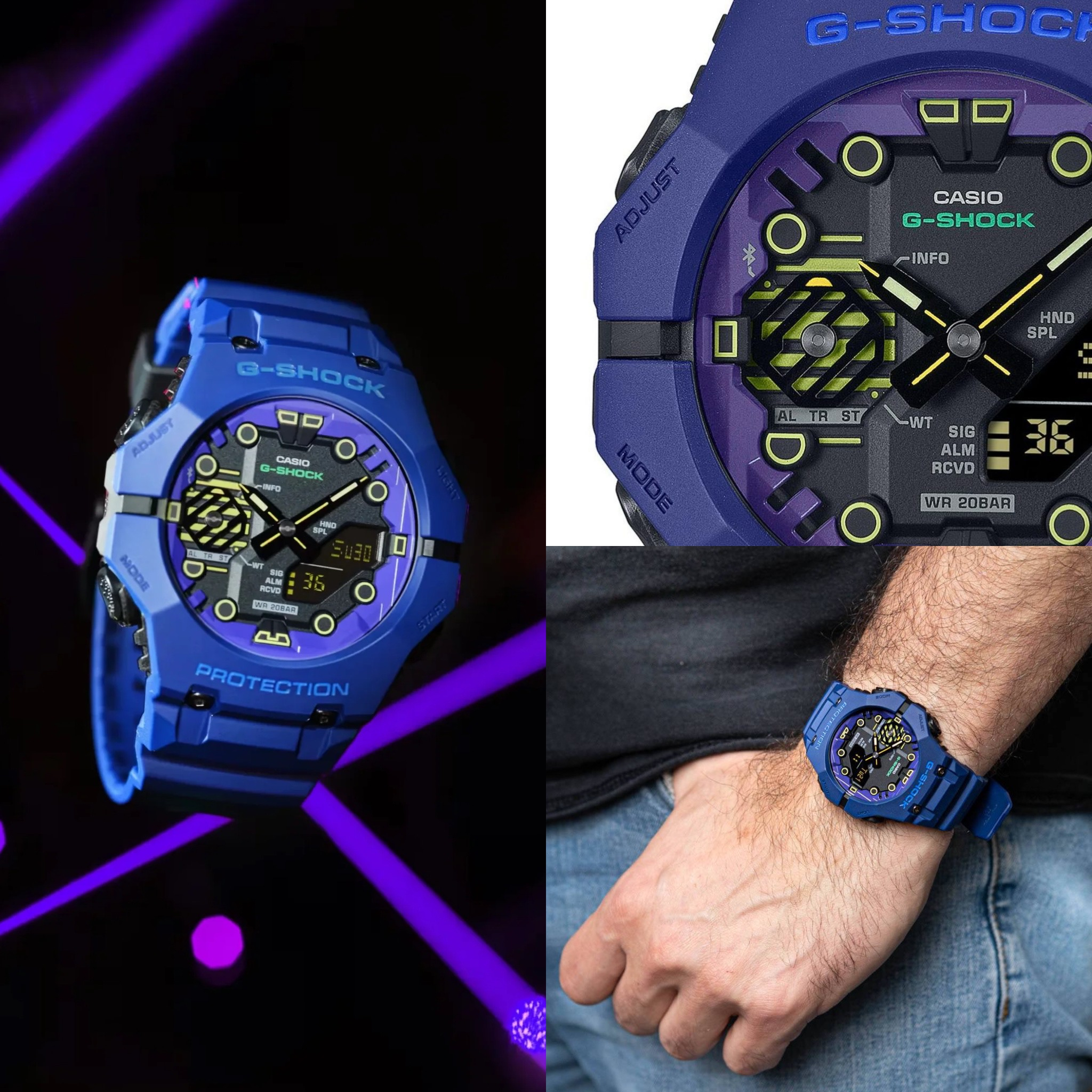 Relo CASIO G-Shock Carbon Series GA-B001CBR-2AER | Con BLUETOOTH | 20ATM/200m