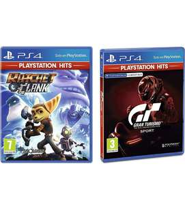 Ratchet and Clank Hits - Versión 12 + Gran Turismo Sport Playstation Hits