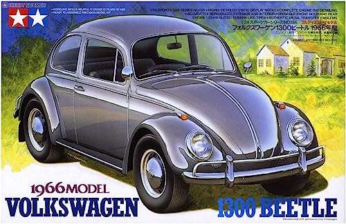 Maqueta Tamiya 24136 del Volkswagen Escarabajo 1300 de 1966 en escala 1:24