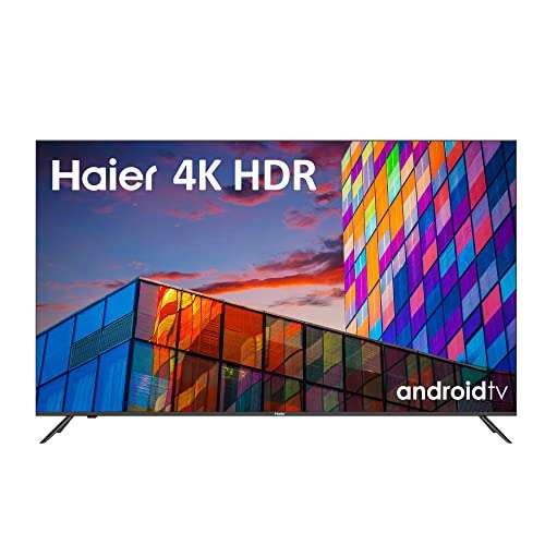 Haier Direct LED 4K H50K702UG - 50", Smart TV, HDR 10, Dolby Audio, Android 11, Smart Remote Control, Google Assistant, Bluetooth 5.1