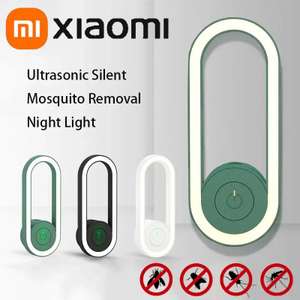 Repelente de mosquitos Xiaomi para interiores, luz nocturna ultrasónica, silenciosa, portátil, sin radiación (0.99€ 𝐥𝐞𝐲𝐞𝐧𝐝𝐨 𝐥𝐚 𝐝𝐞𝐬𝐜𝐫𝐢𝐩𝐜𝐢𝐨́𝐧)