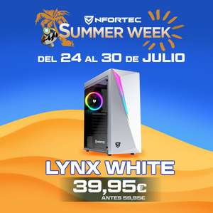 Caja PC RGB Nfortec Lynx White