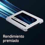 Crucial MX500 500GB 3D NAND SATA de 2,5 pulgadas SSD Interno - Hasta 560MB/s - CT500MX500SSD1