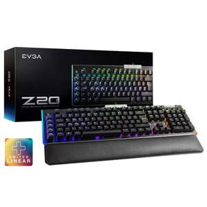 EVGA Z20 teclado USB Alemán Negro, Teclado para gaming