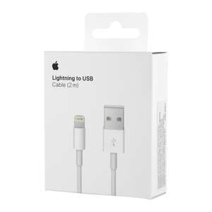 Cable USB Lightning Apple MD819 2 Metros Para Sincronización De Datos Y Carga De iPhone | iPad |