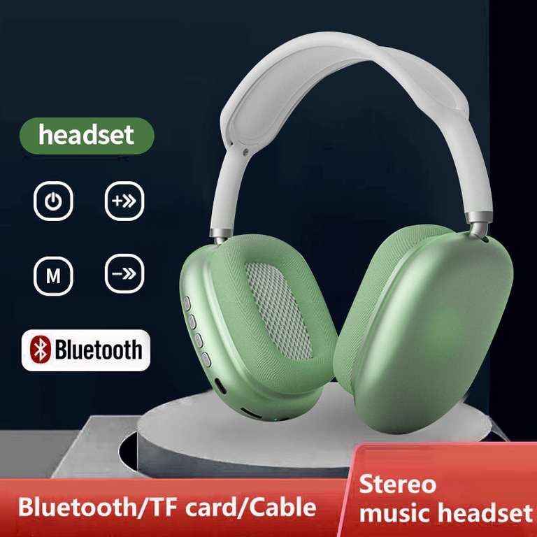 Auriculares Bluetooth P9Max, (varios colores)