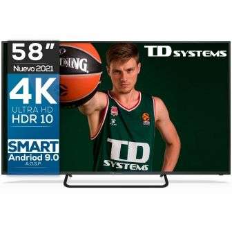 TV LED 147,32 cm (58") TD Systems, 4K UHD, Smart TV