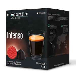 Café Intenso 16 cápsulas Mogorttini compatible Dolce Gusto INTDGMOG