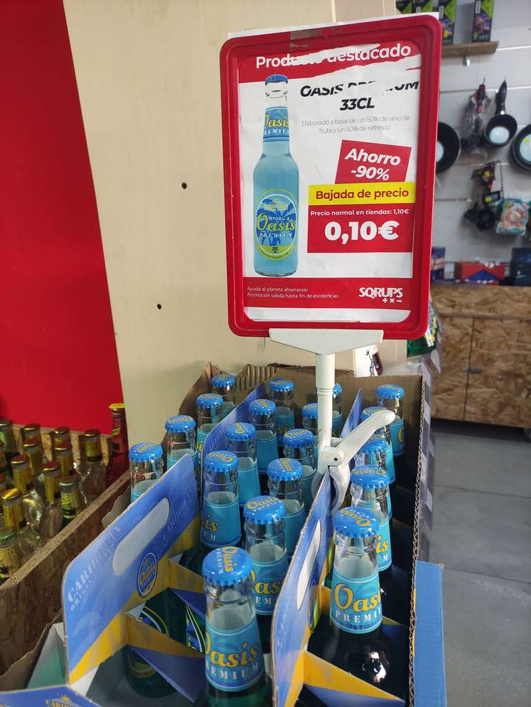 Bebida Hydro Oasis Caribbean Premium botellín 33 cl. @ Sqrups! » Chollometro