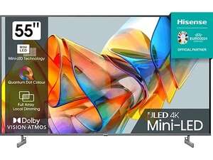 TV Mini LED 55aa - Hisense 55U6KQ Smart TV UHD 4K, ( +Amazon)