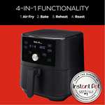 Instant Pot Vortex 4 en 1 Freidora de Aire Digital Antiadherente con Temporizador y Función de Horno y Calentador, 1.700 W – 5,7 L