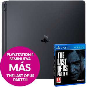 Consola PlayStation 4 seminueva con The Last of Us Parte II en tienda GAME