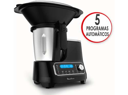 Robot de cocina - Moulinex ClickChef HF4SPR30, 5 programas, 32 funciones, 13 velocidades. Vendido por Mediamarkt.
