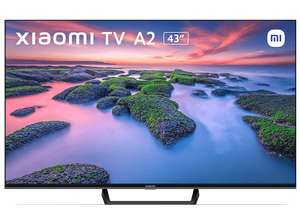 Xiaomi TV A2, 43", UHD 4K, Smart TV, HDR10, Dolby Vision, Dolby Audio, DTS-HD, Inmersive Limitless Unibody, Negro