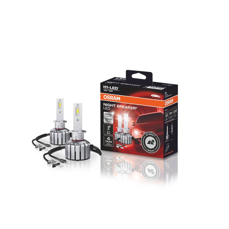 OSRAM NIGHT BREAKER H1-LED; hasta un 10% menos de deslumbramiento; Primera lámpara LED H1 homologada [REACONDICIONADO – COMO NUEVO]