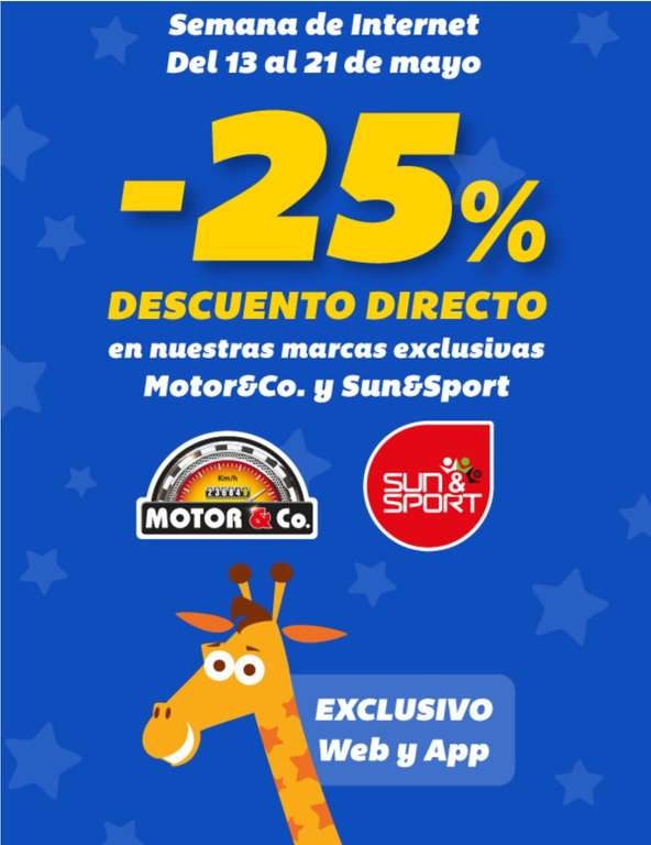 Toys R Us -25% en Sub & y Sport y Motor & Co