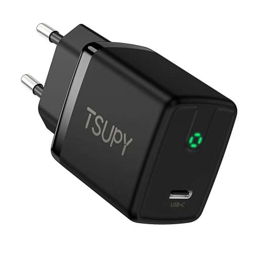 TSUPY USB C 20W Cargador Rápido 3.0 Tipo C
