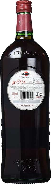 MARTINI Rosso Red Vermouth Aperitivo, Vermut dulce con infusión de hierbas regionales, 15% ABV, 150cl / 1.5L