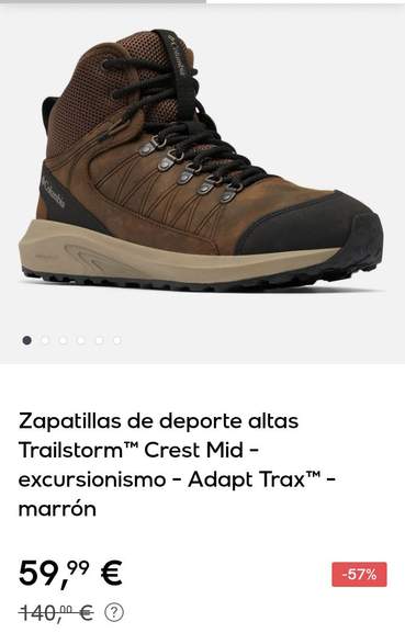 Columbia Trailstorm Peak - Zapatos de senderismo para hombre