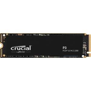 Crucial P3 2TB PCIe NVMe Gen3 - Disco Duro M.2 (mismo precio en Amazon)