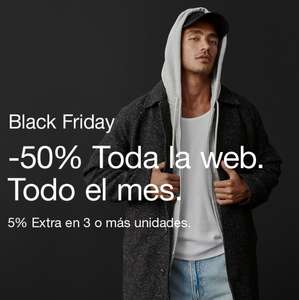 Black Friday todo el mes en GAP - 50% Toda la Web, 5% Extra en 3 Prendas o Más