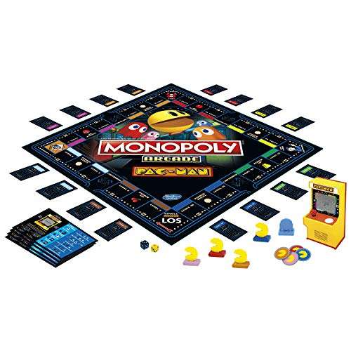 Hasbro Monopoly Arcade Pac-Man - Juego de Mesa para niños a Partir de 8 años, Incluye máquina de Banco y Arcade [versión alemana]