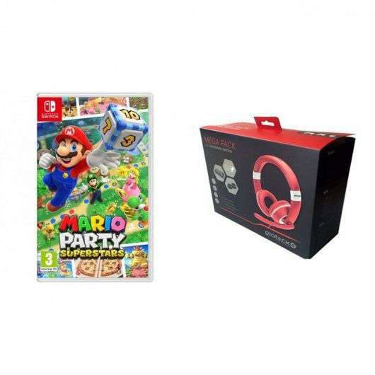 Mario Party Superstars Nintendo Switch + Gioteck Mega Pack Switch