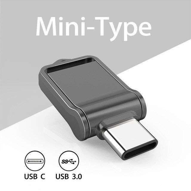 Unidad Flash Mini 32GB 64GB 128GB OTG tipo C USB 3,0