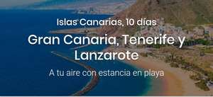 Viaje por Tenerife, Lanzarote y Gran Canaria desde solo 430€ con vuelos, hoteles, traslados y seguro