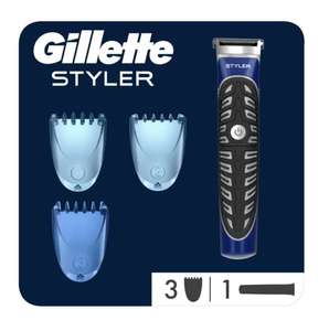 Gillette Styler Multiusos Maquinilla de Afeitar Hombre, Perfiladora + 2 Cuchillas de Recambio + 3 Cabezales (CR)
