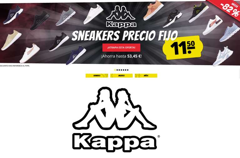 Zapatillas Kappa por 11.50€ (muchos modelos de hombre, mujer y niñ@ ) / Recopìlación