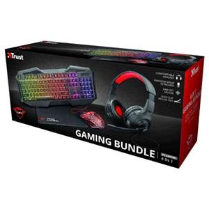 TRUST GXT 1180RW GAMING BUNDLE 4 IN 1 LED MULTICOLOR - PACK GAMING