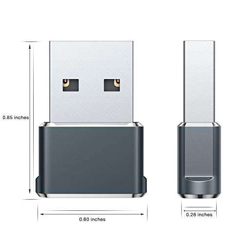 3X Adaptador USB C Hembra a USB Macho