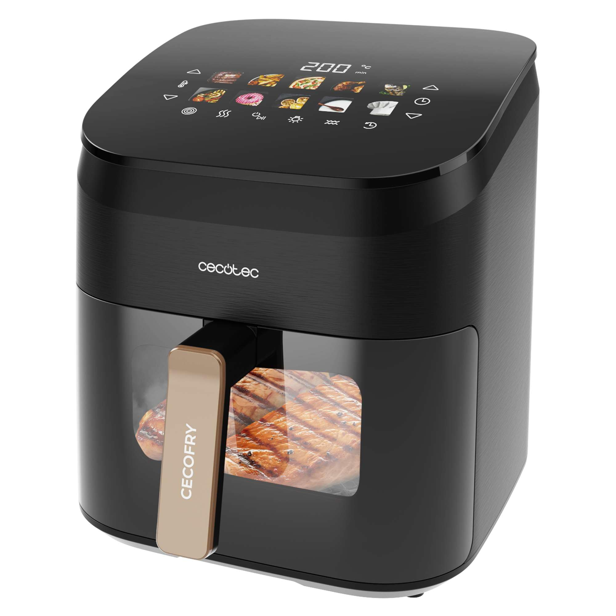 Freidora de aire Cecotec Cecofry&Grill Smokin' 6500 Plus de 2200 W y 6,5 L (reaco como nuevo)