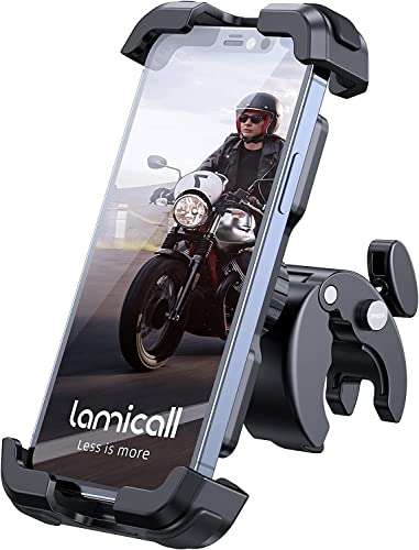 Soporte Móvil Bicicleta/Moto - 360°Rotación, Liberación con un Botón