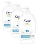 3 X Dove Jabón Líquido de Manos Cuida y Protege con Dosificador 250ml (1,66€ la unidad)