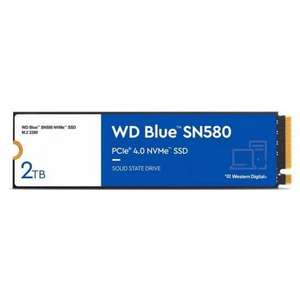 WD Blue SN580 2TB SSD M.2 PCIe 4.0 NVMe (1TB 56,99 en descripción el enlace)