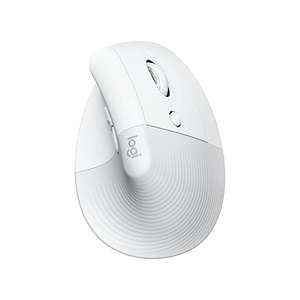 Logitech para Mac, Ratón inalámbrico ergonómico, Clics discretos, Smartwheel silencioso, 4 botones personalizables, Bluetooth