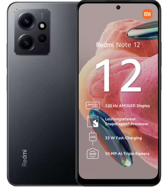 Xiaomi Redmi Note 12 [4GB 128GB] Snapdragon 685 Octa Core 6.67" // FHD AMOLED // Cámara 50MP // 5000 mAh