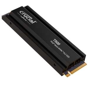 Crucial T500 2TB PCIe Gen4 NVMe M.2 SSD Interno Gaming con Disipador (Disco Duro SSD)