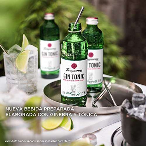 Tanqueray London Dry Gin Tonic - Pack de 12 botellas de 275ml