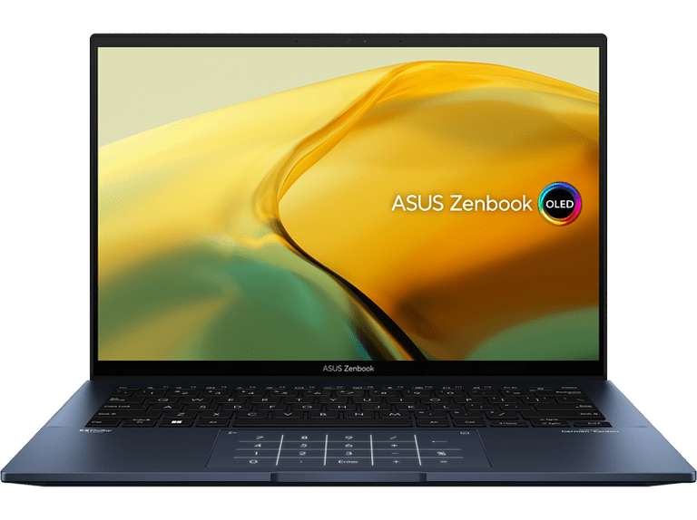 Portátil ASUS ZenBook 14 OLED, 14" WQXGA+, i5-1240P, 16GB RAM, 512GB SSD, Iris Xe Graphics, Sin SO