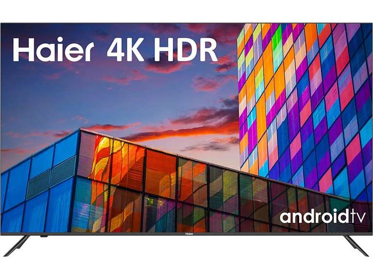 TV LED 65" - Haier K7 Series H65K702UG, Smart TV (Android TV 11), HDR 4K, Direct LED, Dolby Audio, Smart remote control, Dbx-tv, Negro